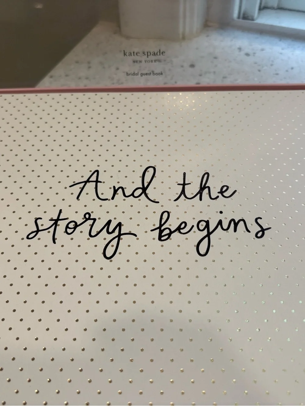 👰‍♀️👰‍♀️Kate Spade New York signature wedding guestbook- NEW